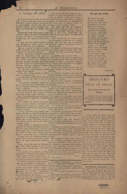 A Brazileira -  Orgão de Propaganda da Casa Especial de Café do Brazil