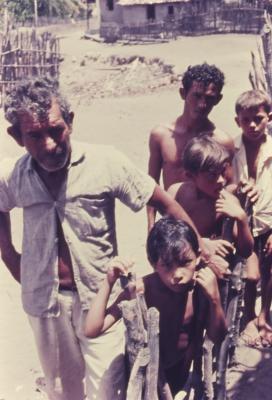 Vila de pescadores no litoral sul, próximo ao Quilombo de Sibaúma