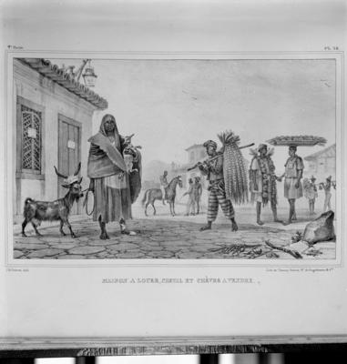 Vendedor de alho e cebola, obra de Jean Baptiste Debret