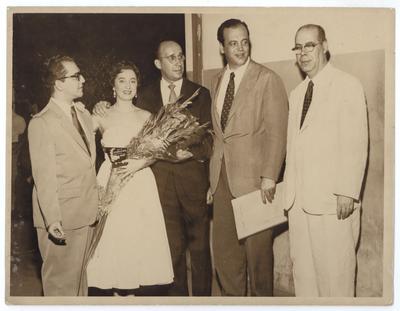 Denis Brean, Isaurinha Garcia, Paulinho Machado de Carvalho, Airton Rodrigues e Oswaldo Moles