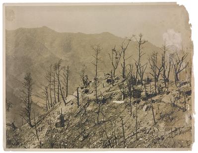 Vista do Morro 682, ao noroeste de Kumhwa