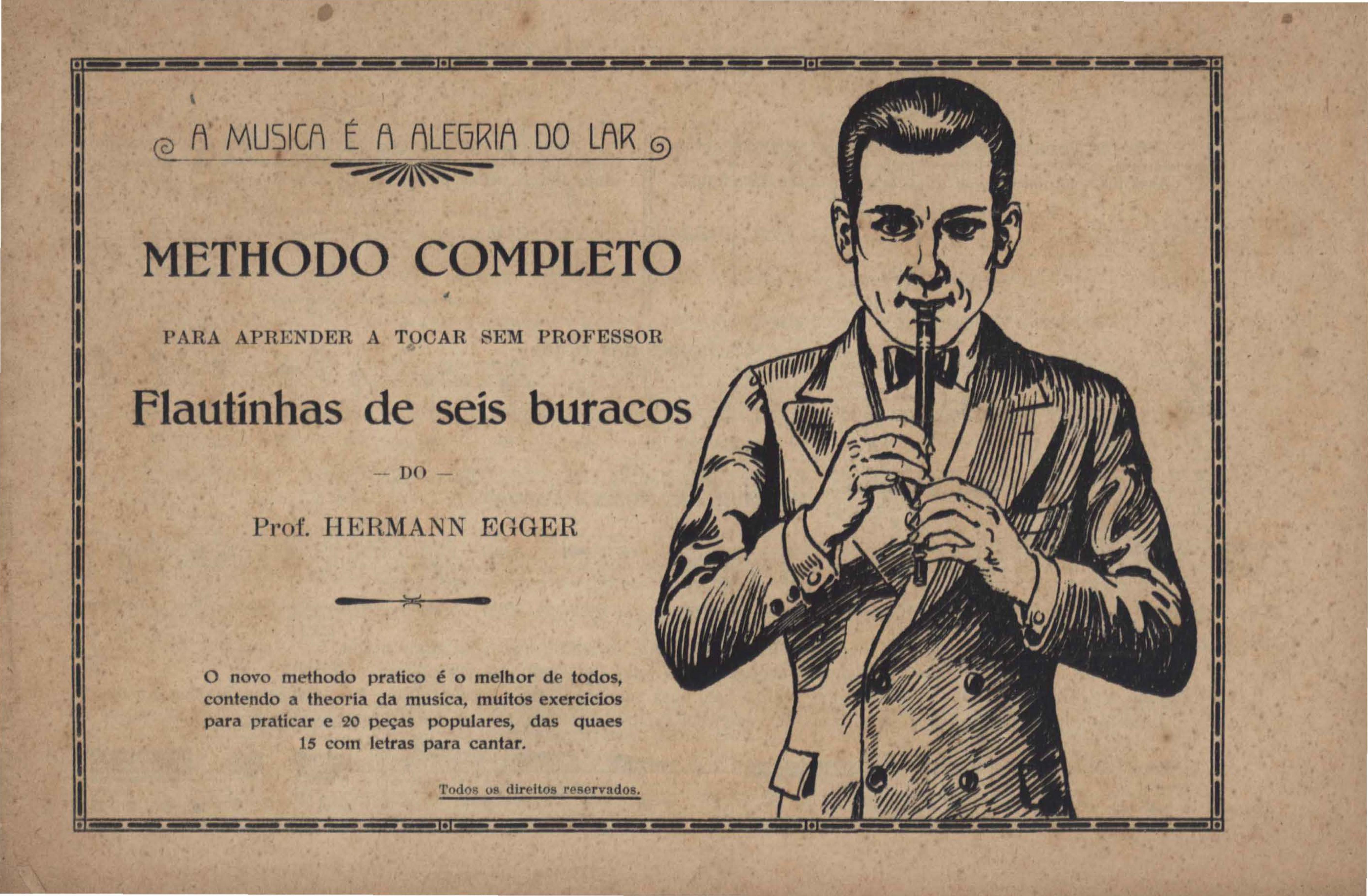 Método completo para aprender a tocar sem professor flautinha de seis buracos