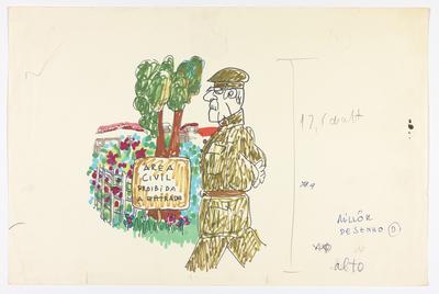 Área civil proibida a entrada