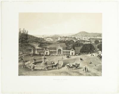 Panorama de Lagoa Pris de St. Christophe