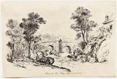 Scene on the River Wyre: nr Scorton