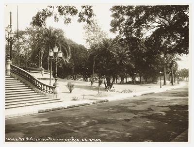 Avenida Beira-Mar - escadaria do Hotel Glória
