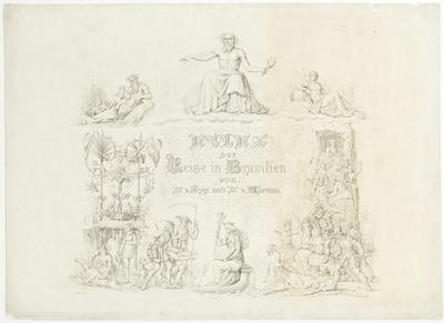 (Atlas da Viagem ao Brasil de Dr. V. Spix e Dr. V. Martius)