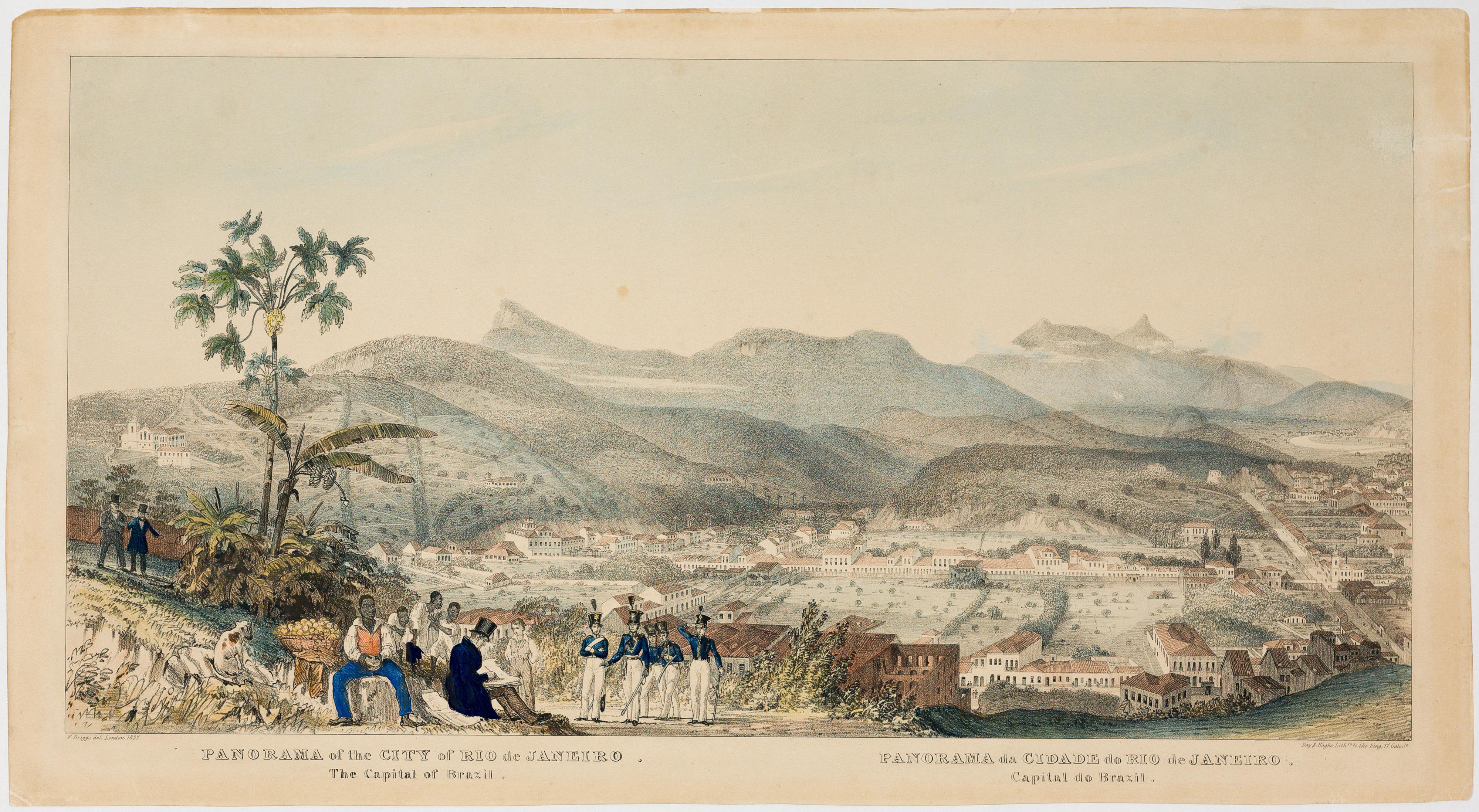 Panorama of the City of Rio de Janeiro. The Capital of Brazil. Panorama da Cidade do Rio de Janeiro. Capital do Brazil