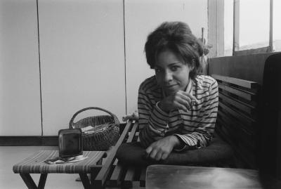 Philomena Miller no alojamento dos professores (Colina)