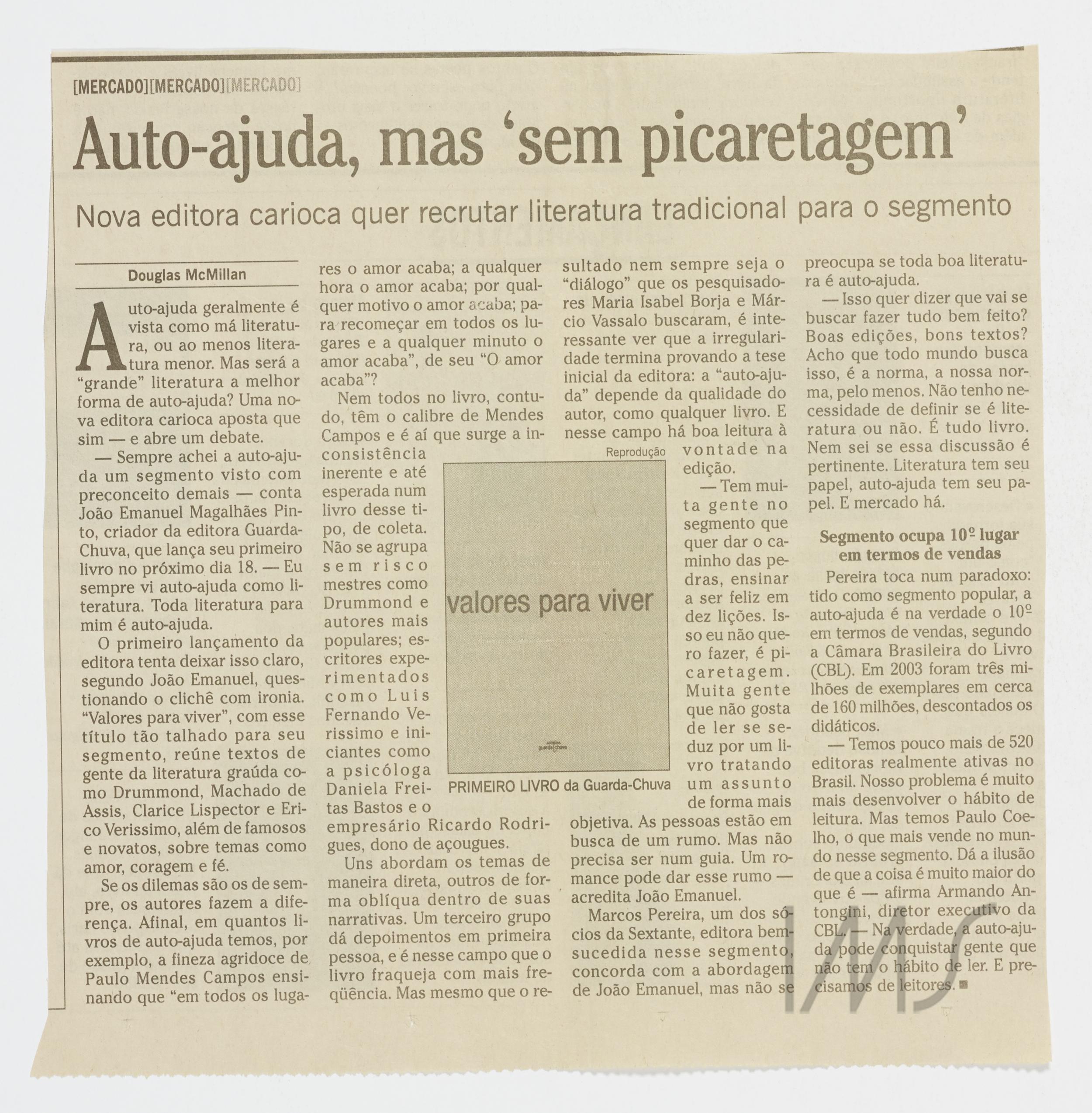 Auto-ajuda, mas sem picaretagem