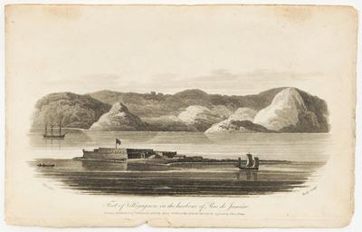 Fort of Villegagnon in the harbour of Rio de Janeiro
