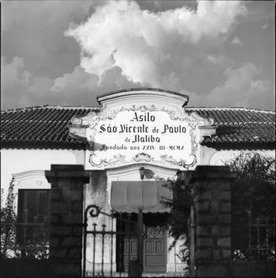 Entrada do asilo São Vicente de Paulo