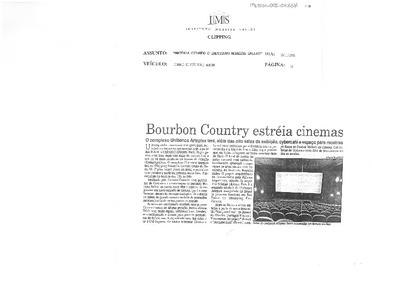 Bourbon Country estréia cinemas