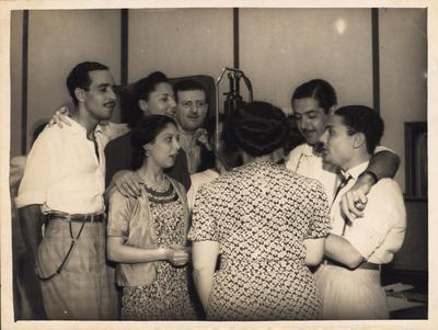 Gilberto Alves ao microfone