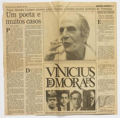 Um poeta e muitos casos