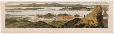 Brésil. - La rade et la ville de Rio-de-Janeiro. - Vue prise des hauteurs du Corcovado. (D'après les croquis de M.S. Paranhos Junior)