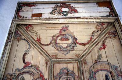 Casa do Padre Toledo - teto da sala de jantar