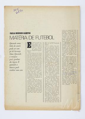 Matéria de futebol