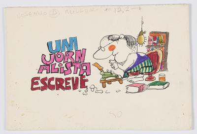 Um jornalista escreve