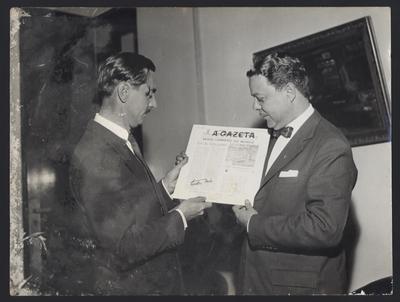 Jânio Quadros e Roberto Corte Real