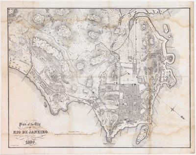 Plan of the City of Rio de Janeiro. From actual survey taken in 1829