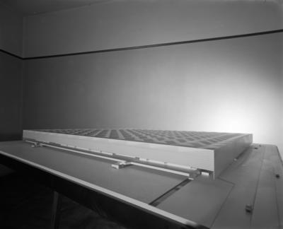 Maquete do Pavilhão de Exposições do Parque do Anhembi