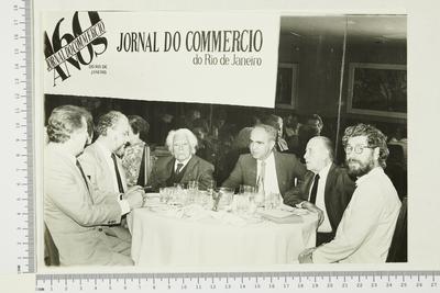 Almoço - diretores do Jornal do Commercio e correspondentes estrangeiros em comemoração aos 160 anos do Jornal do Commercio