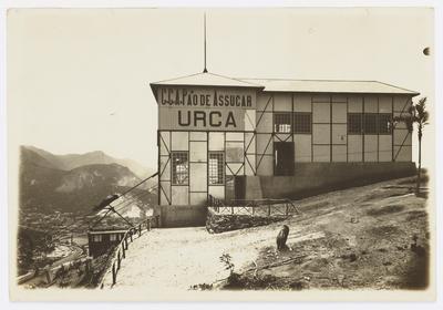 Construção do bondinho do Pão de Açúcar