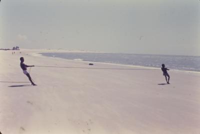Vila de pescadores no litoral sul, próximo ao Quilombo de Sibaúma
