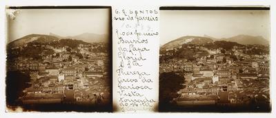 Vista dos bairros da Lapa, Glória e Santa Teresa; a partir do Hotel Itajubá