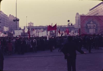 Manifestações a favor do governo de Salvador Allende