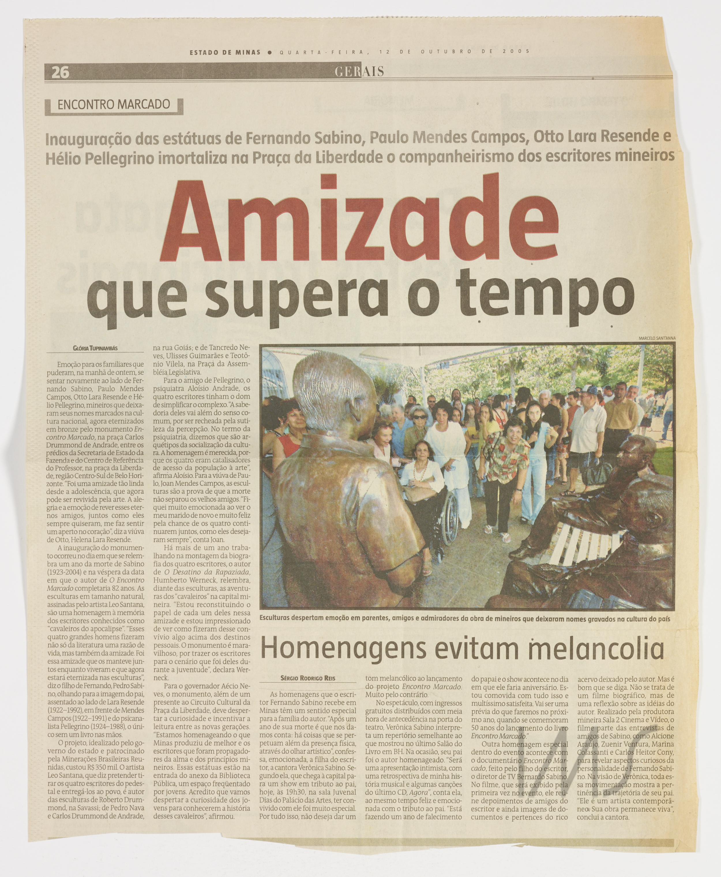 Amizade que supera o tempo