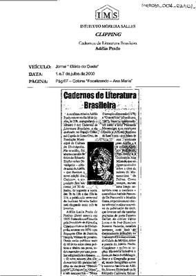 Cadernos de Literatura Brasileira