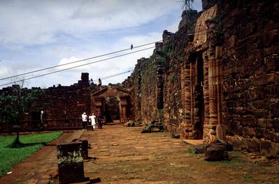 Ruínas da missão jesuítica San Ignacio Miní