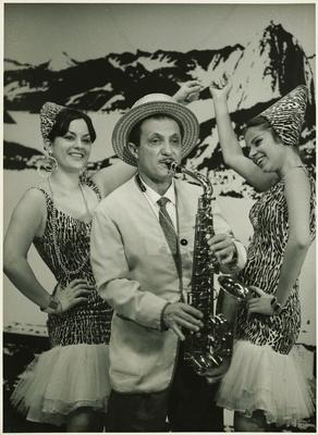 Abel Ferreira com o saxofone