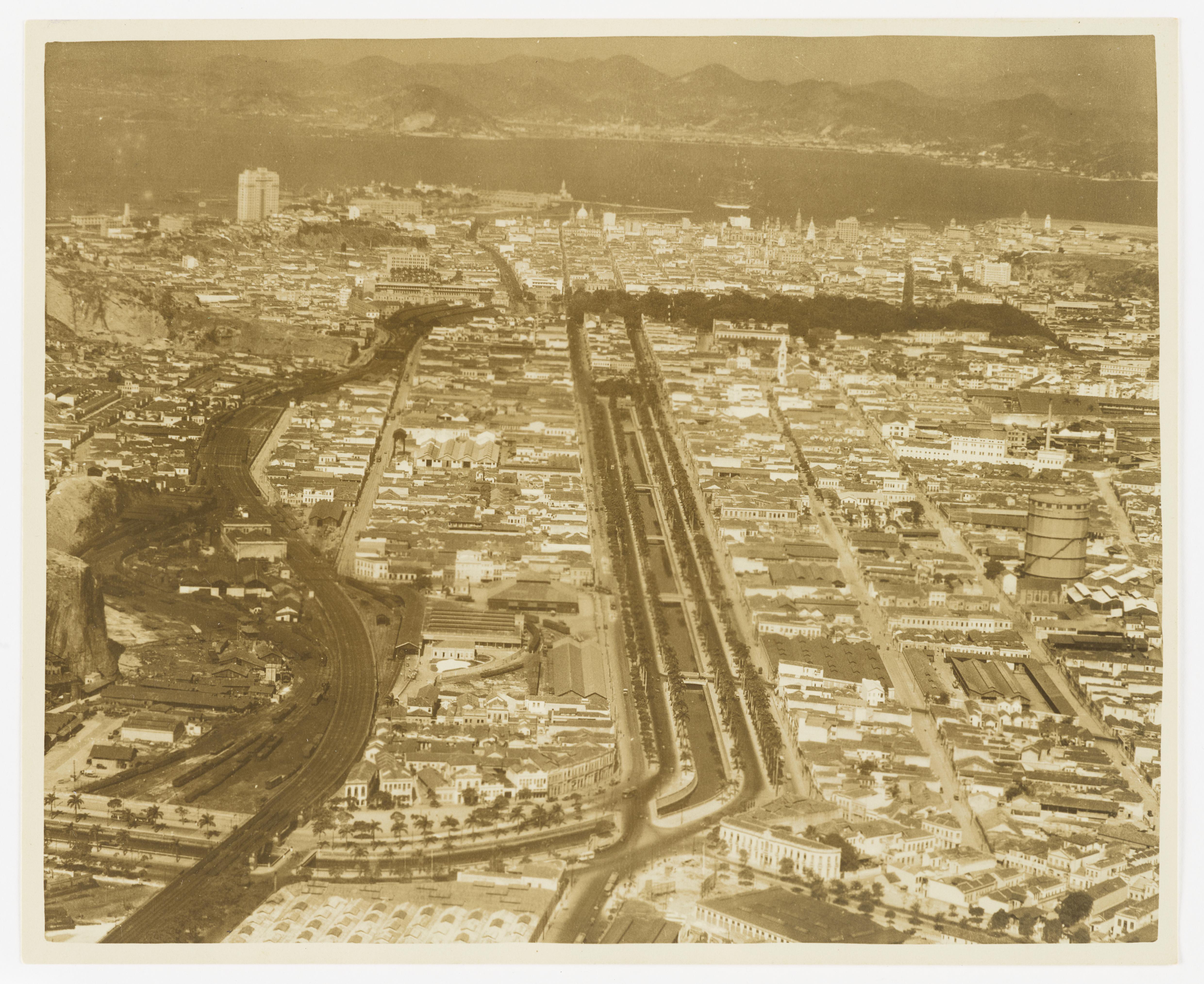 Vista aérea do Canal do Mangue