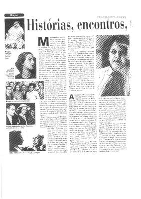 Histórias, encontros