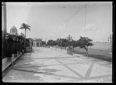 Palácio Monroe visto do Passeio Público