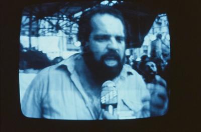 Captura de tela da televisão, Diretas Já