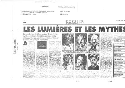 Les Lumières et les mythes