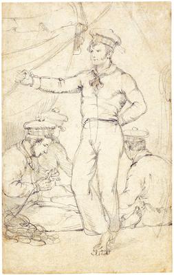 (Marinheiros no navio inglês Wellesley)