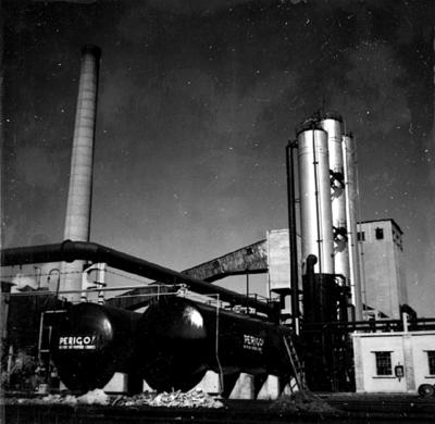 Fábrica em Volta Redonda, provavelmente a Companhia Siderúrgica Nacional
