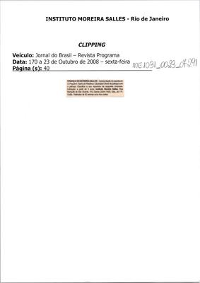 Criança no Moreira Salles