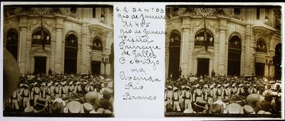 Cortejo por ocasião da visita do Príncipe de Gales