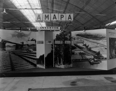 Estande da Indústria e Comércio de Minérios S.A. (ICOMI) na Feira da Mecânica Nacional (FMN)