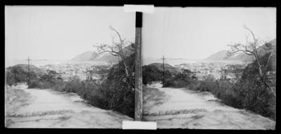 Bairros de Copacabana e Ipanema vistos da Ladeira do Leme
