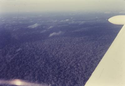 Vista aérea da Rodovia Belém-Brasília (BR-010). Trajeto entre Belém e Paragominas