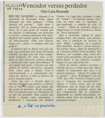 Vencedor versus perdedor