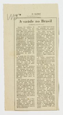 A saúde no Brasil