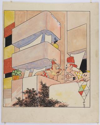 Conversa no terraço